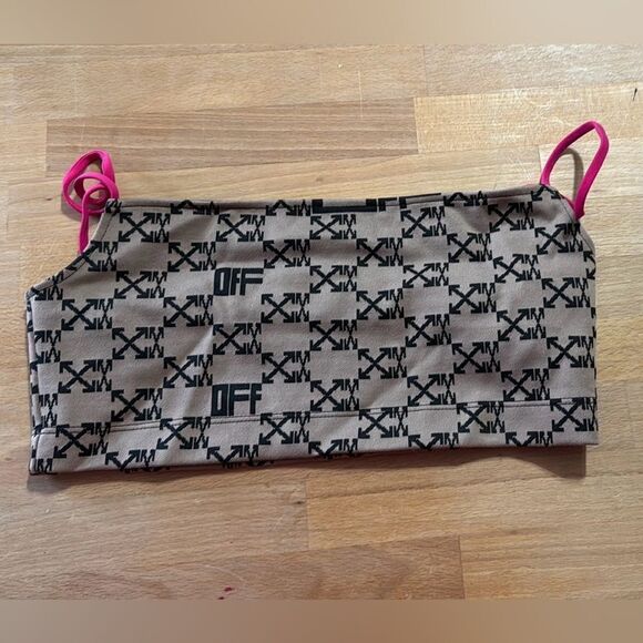 Off-White Intarsia-knit Arrows-logo Crop top Size 38 EU (US Small) - Picture 3 of 11